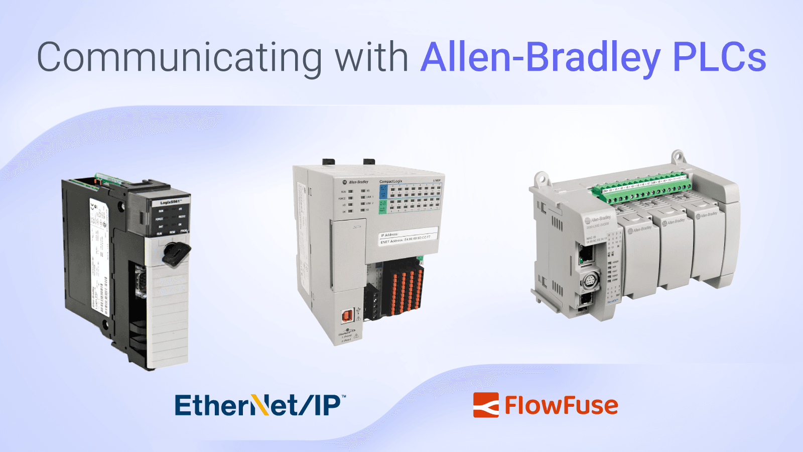 Image representing EtherNet/IP Integration with FlowFuse: Communicating with Allen-Bradley PLCs